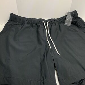 Original Use Black Mesh-Lined Shorts